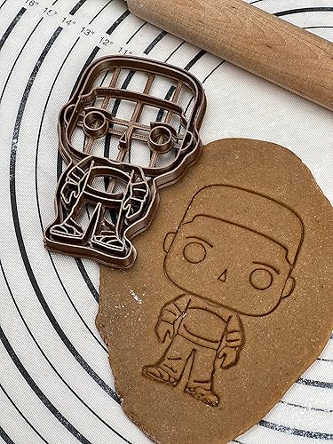 Miniatura 3 de Molde cortador de galletas Lucas Sinclair de 4 pulgadas producido por 3D Kitchen Art