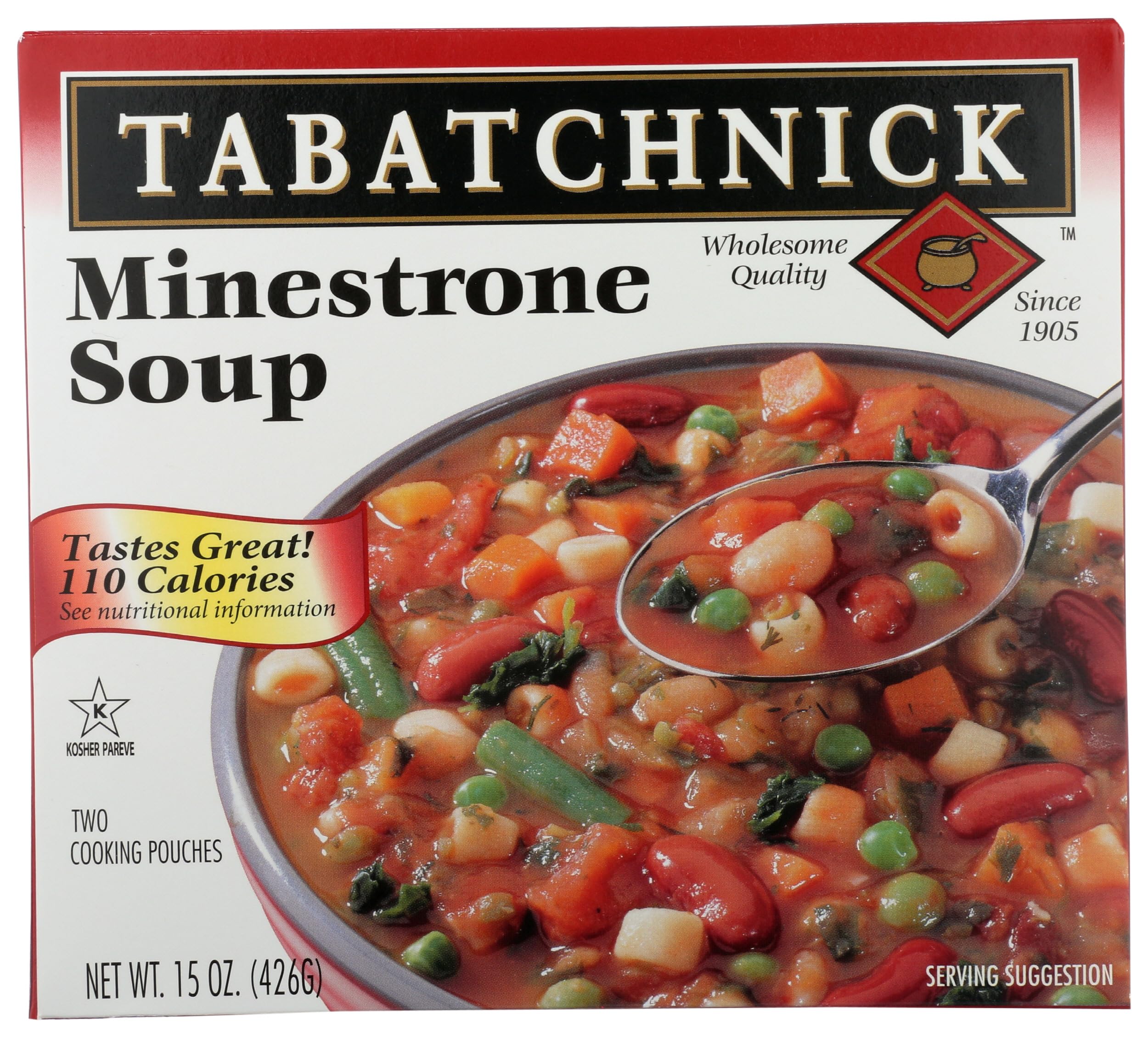 Tabatchnick, Soup Minestrone, 15 Ounce