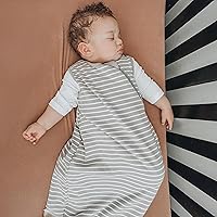 Vista 5 de Woolino Saco de dormir para bebé de lana merino y algodón orgánico, saco de dormir clásico para 4 estaciones, saco de dormir con cremallera