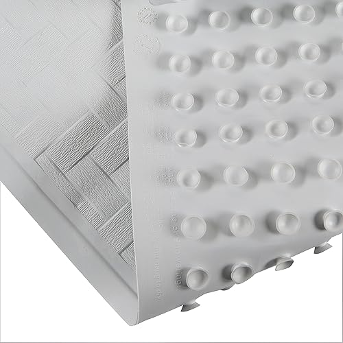 Miniatura 10 de AquaTouch - Alfombrilla de baño de goma, tamaño mediano, 14 x 24 pies