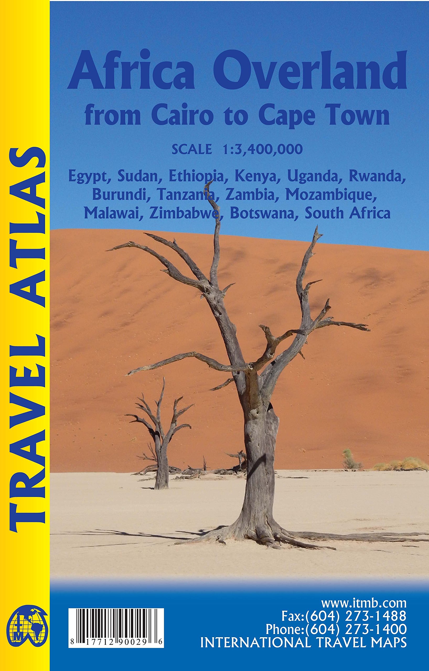 Africa Overland: Cairo to Cape Town Atlas 2016: ITM.A.02