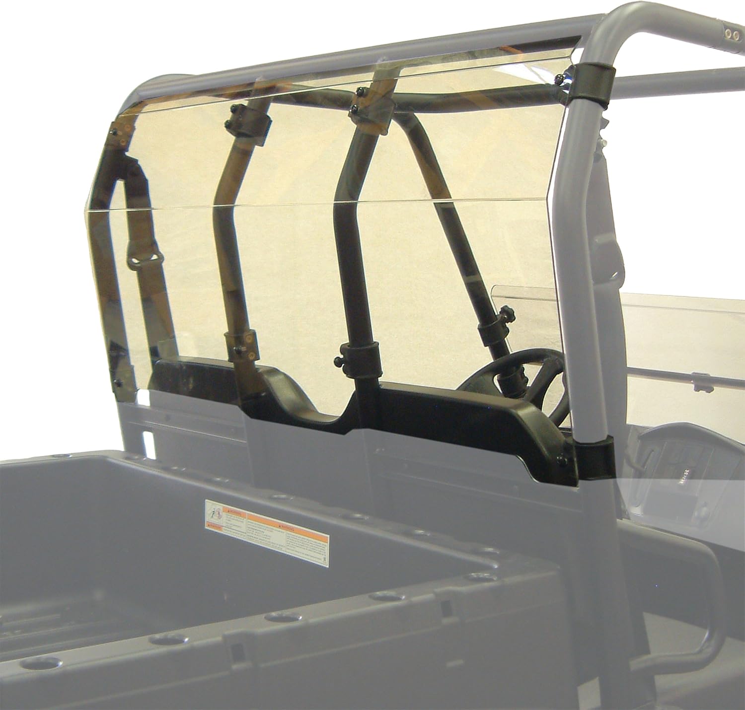 Kolpin UTV Windshield - Rear Panel - Polaris Ranger MID-SIZE/400/500/570-2732,Clear