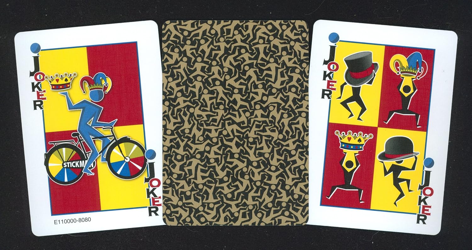 Bicycle Stickman Playing Cards