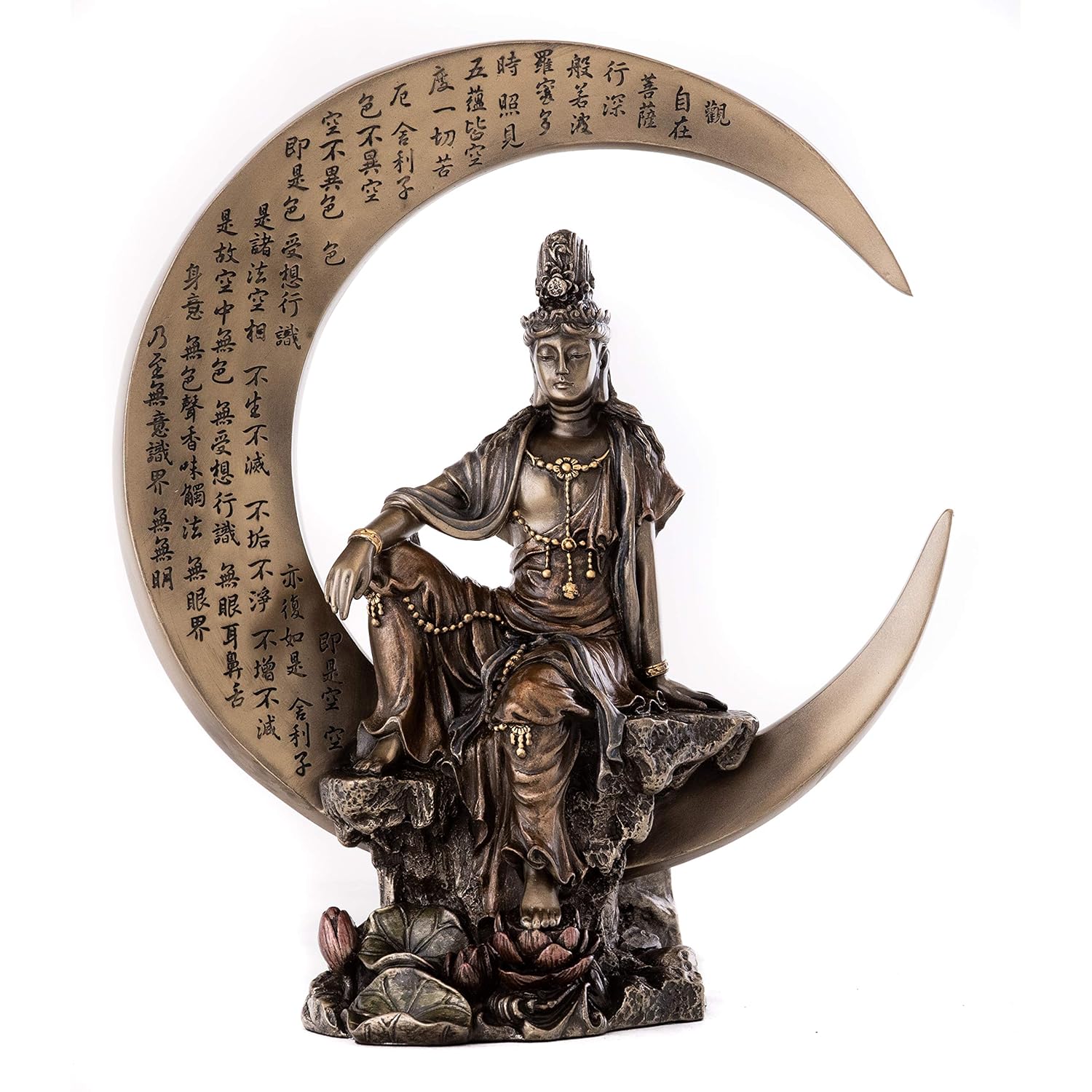 Buy Water & Moon Kuanyin Kannon Guanyin Statue Heart Sutra Ships