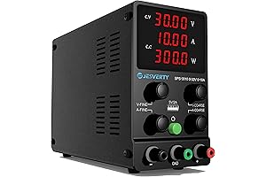 Regulated DC Bench Power Supply (0-30V, 0-10A)
