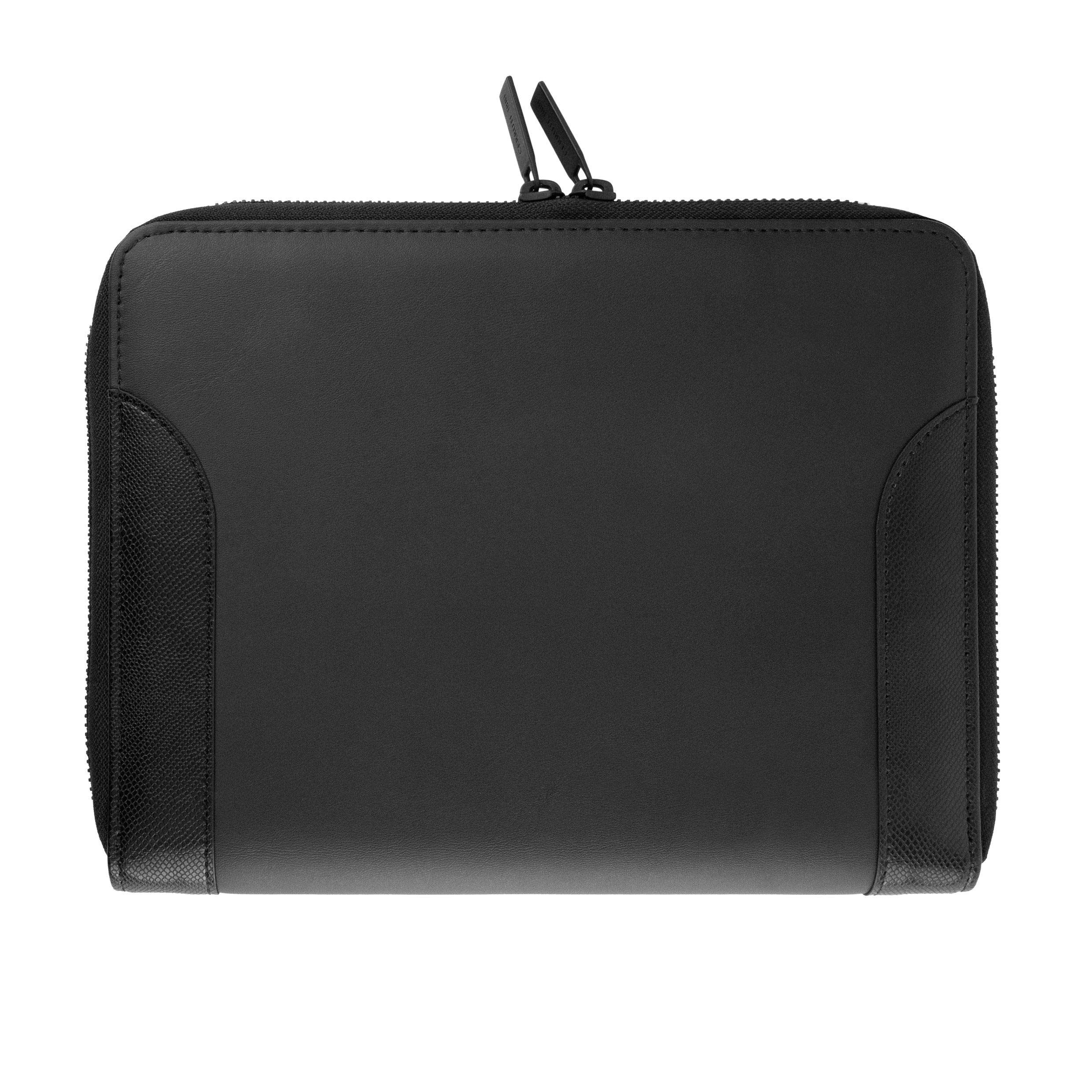 Cerruti 1881 Forbes NTM132A Vegan Leather Conference Folder in Black with Zip A5 23cm x 18cm x 2cm - Image 3