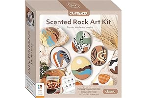 Scented Rock Art Kit for Creative Adults: Tranquil DIY Rock Painting Haven