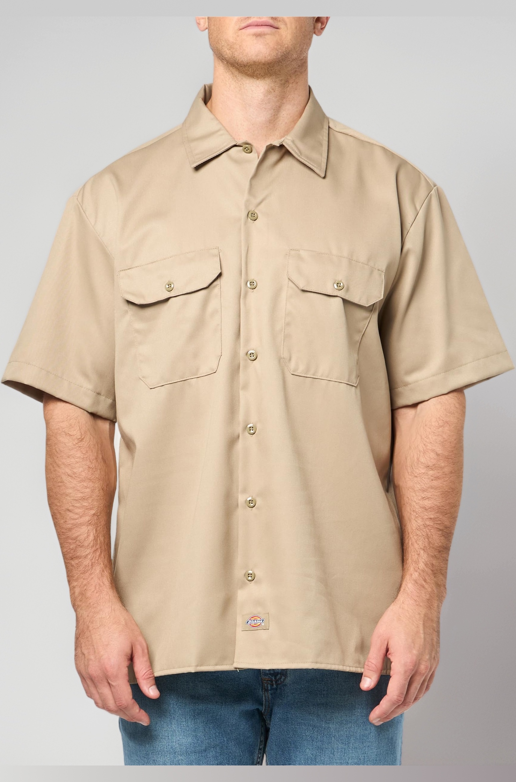 mens Short Sleeve Work Shirt