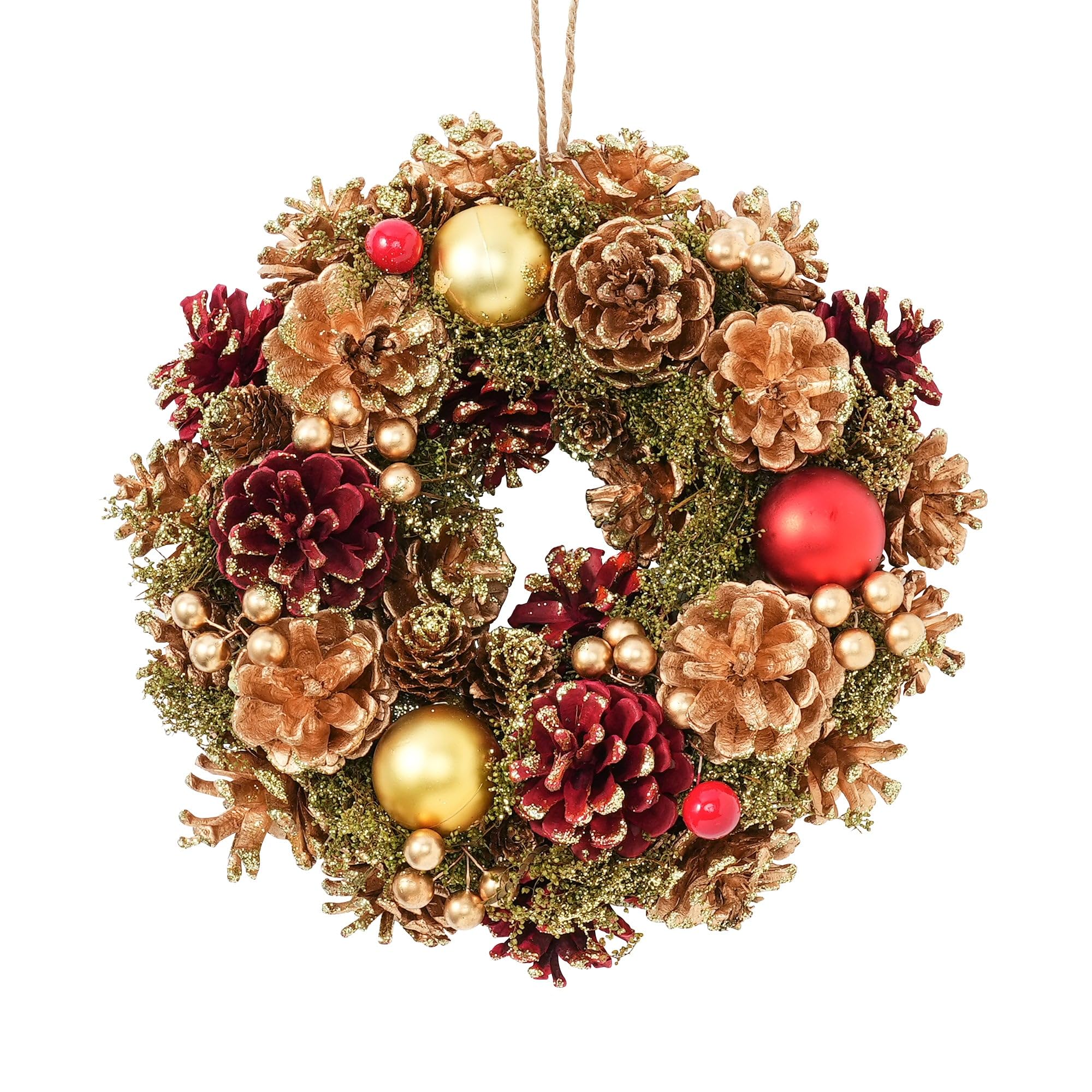 Amazon.co.jp: Francfranc フランフラン リース M ゴールド クリスマス