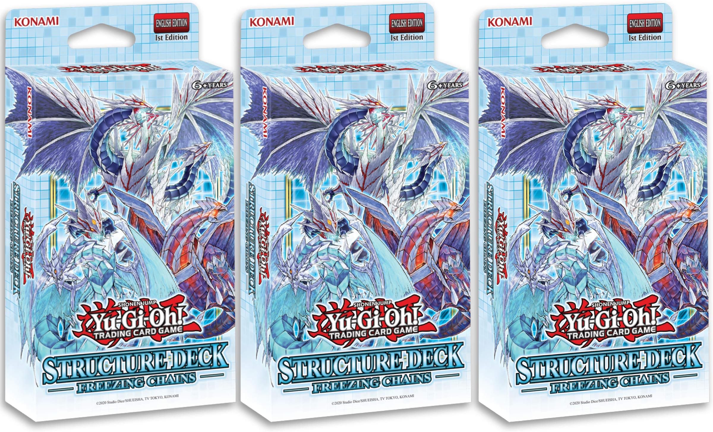 Yu-Gi-Oh! Freezing Chains Structure Deck Set of 3