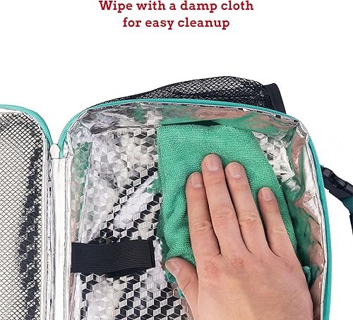 Miniatura 6 de Whiskware Lonchera térmica suave aislada para el trabajo, viajes y más, color negro