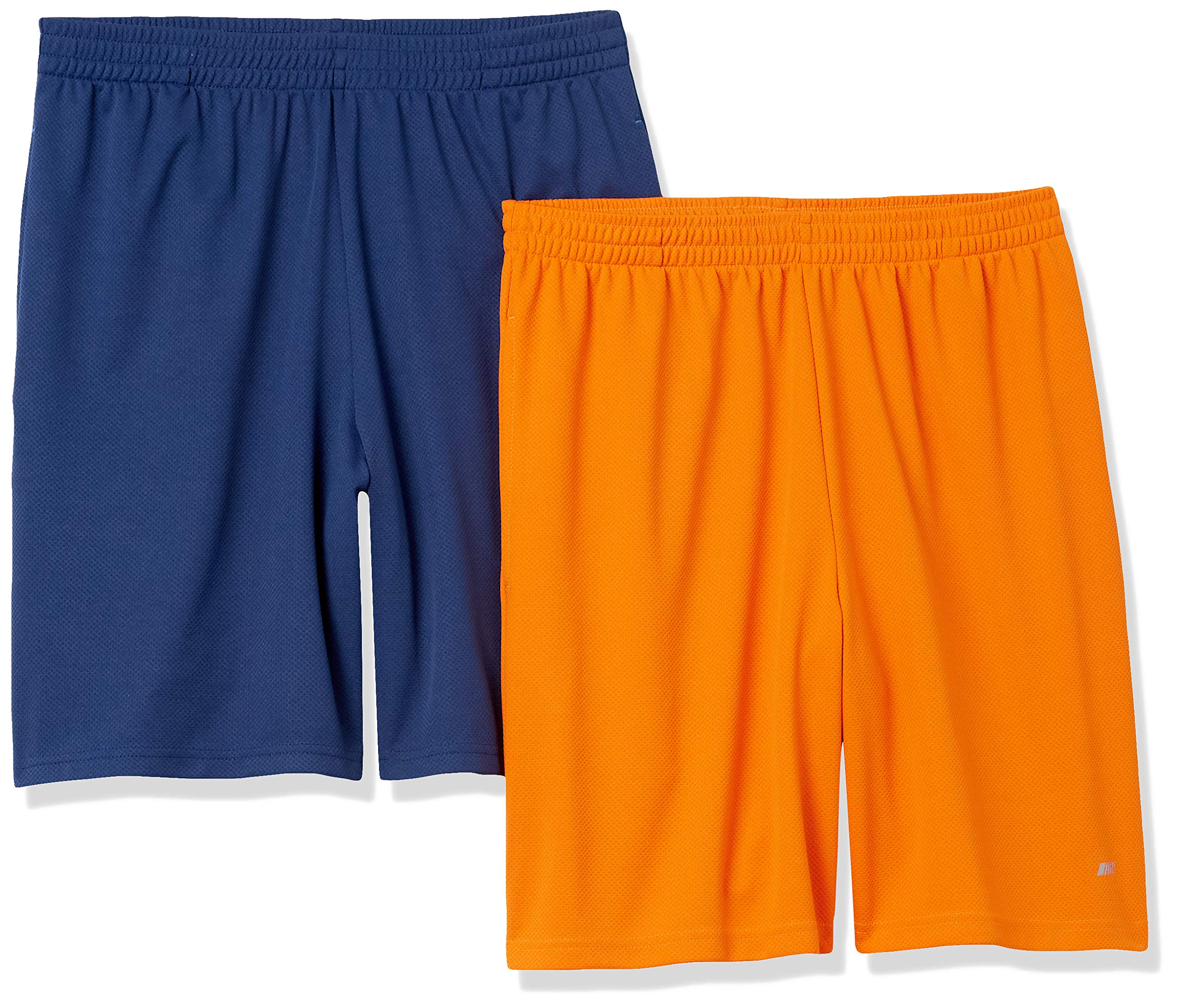 Amazon Essentials Pantalones Cortos de Entrenamiento de Corte Suelto de Alto Rendimiento para Gimnasio y Baloncesto Hombre, Pack de 2 — view 8