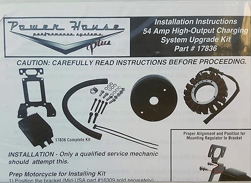 Miniatura 2 de Sistema de carga de salida alta de 54 amperios para modelos Harley Davidson Touring 2010-2016 para modelos Touring 2011 a 2016, modelos CVO Touring