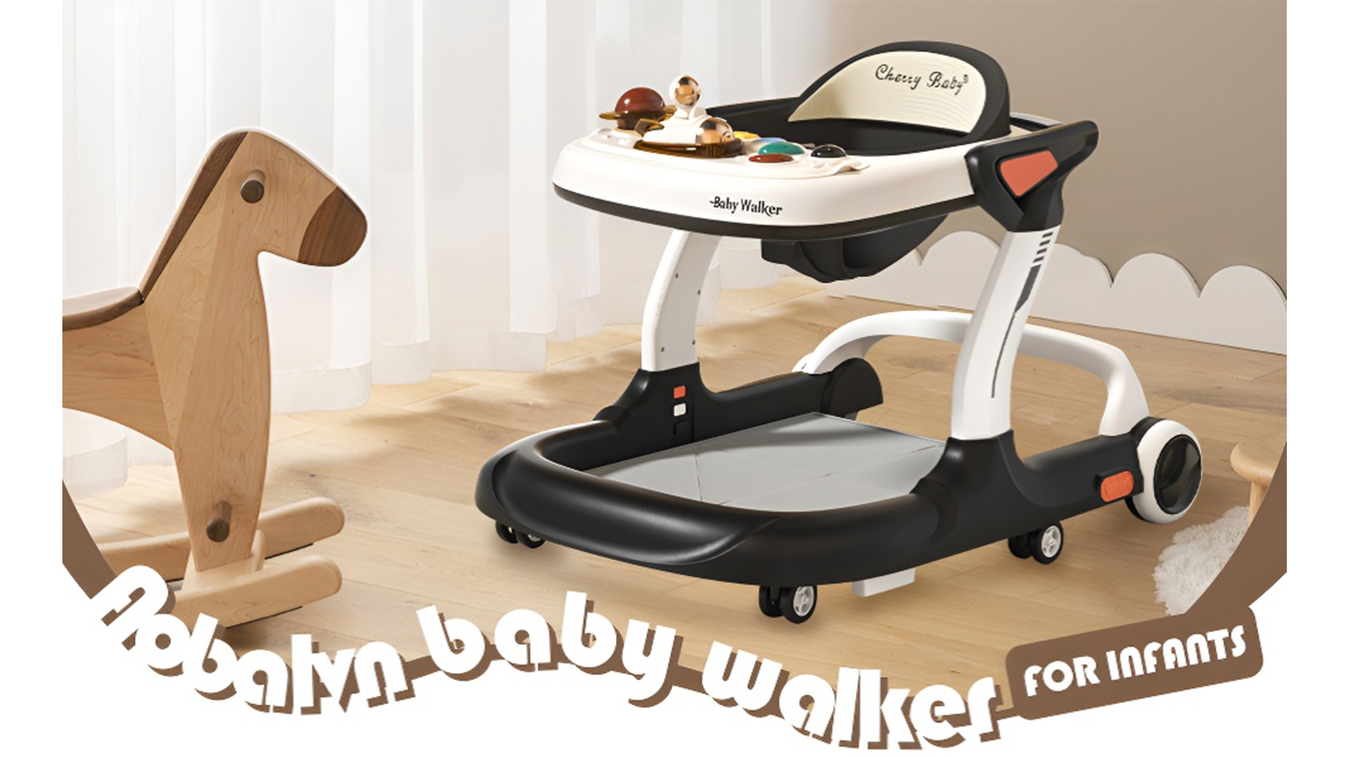 Amazon.com : Music and Lights Baby Walker with Wheels,9