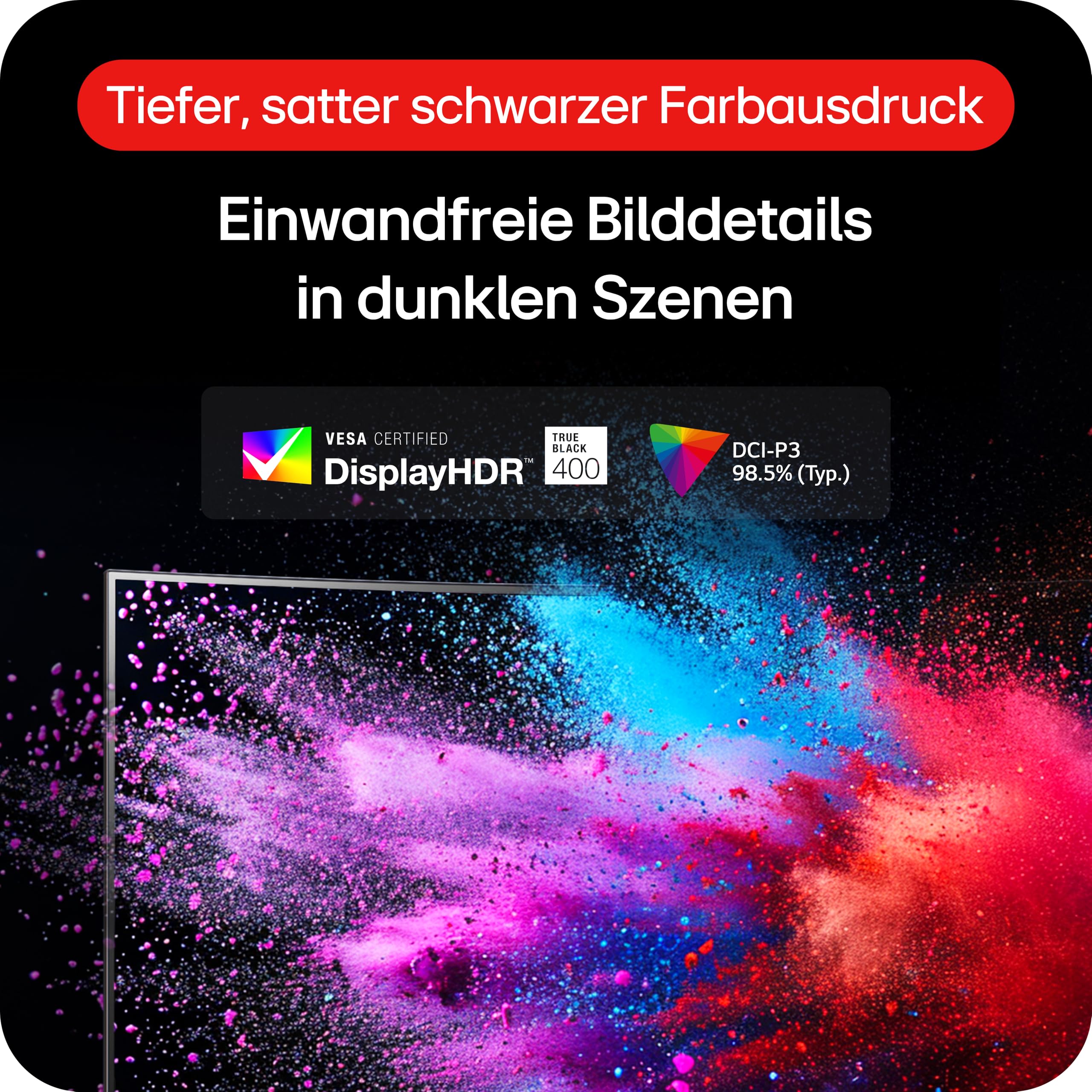 LG Ultragear™ 34GS95QE-B.AEU (34 Zoll) 21:9 Curved 800R UWQHD OLED Gaming-Monitor, 240Hz, AMD FreeSync™ Premium Pro, DisplayHDR™ True Black 400, 2X HDMI 2.1, Grau