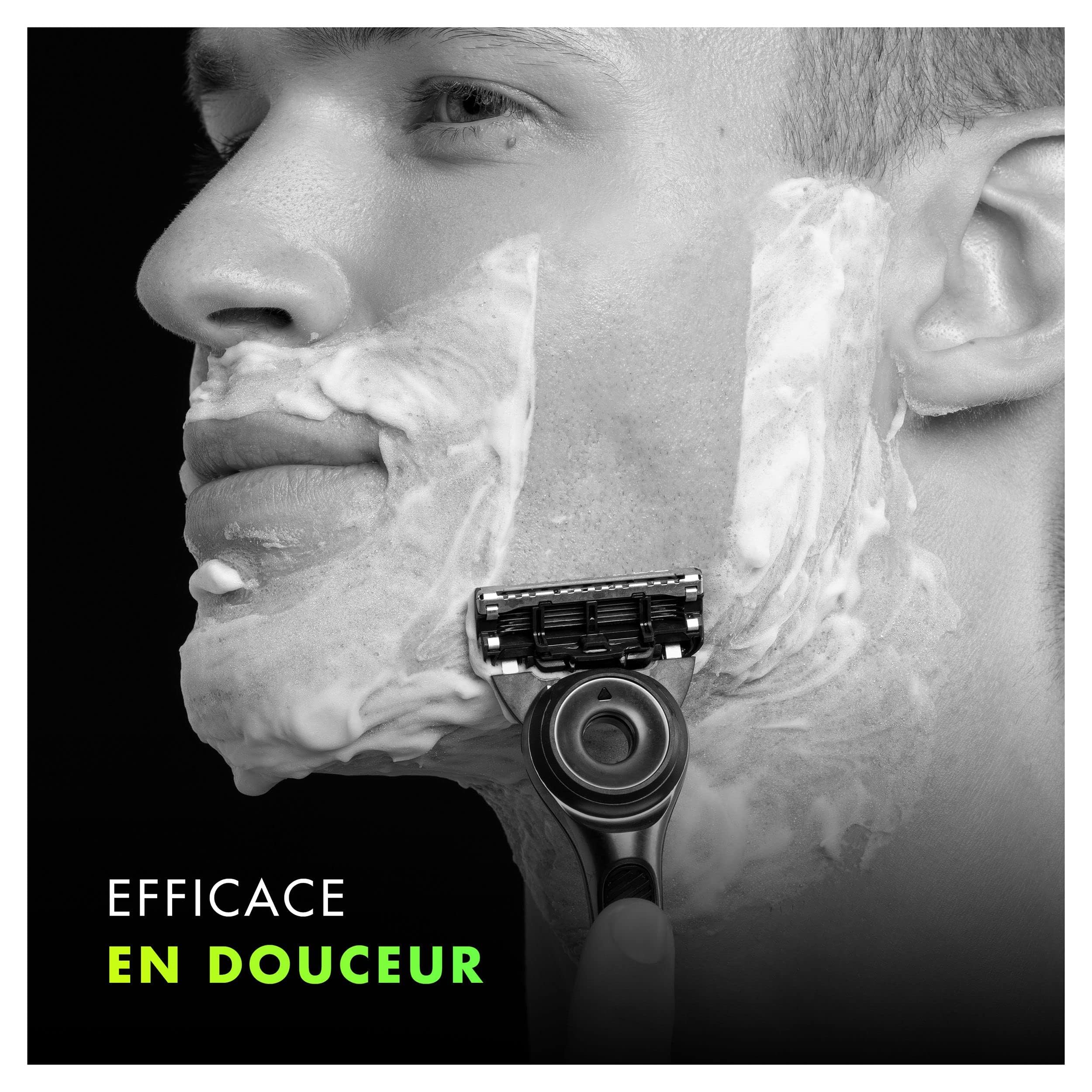 Gillette Labs Lames de Rasoir Homme, Pack de 9 Cartouches | Recharges Compatibles avec les Manches de la Série, en Acier Inoxydable, 1 Rechange Jusqu’à 30 Rasages