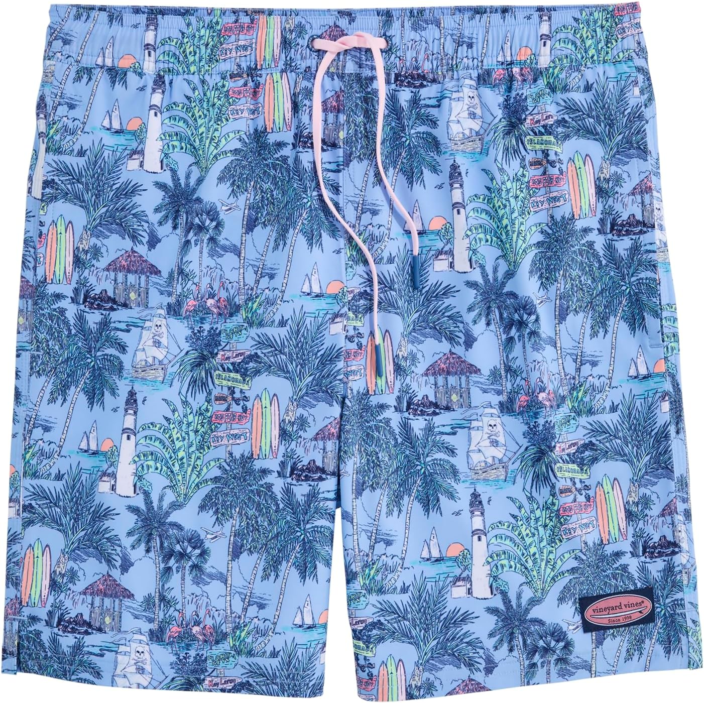 Vineyard Vines Mens 7" Printed Chappy Trunks
