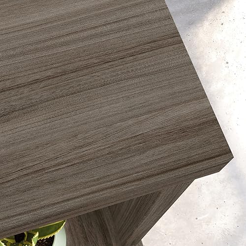 Miniatura 6 de OfficeWorks by Sauder Affirm estación de recepción, largo 70.87 pulgadas x ancho 70.87 pulgadas x altura 13.58 pulgadas, olmo noble