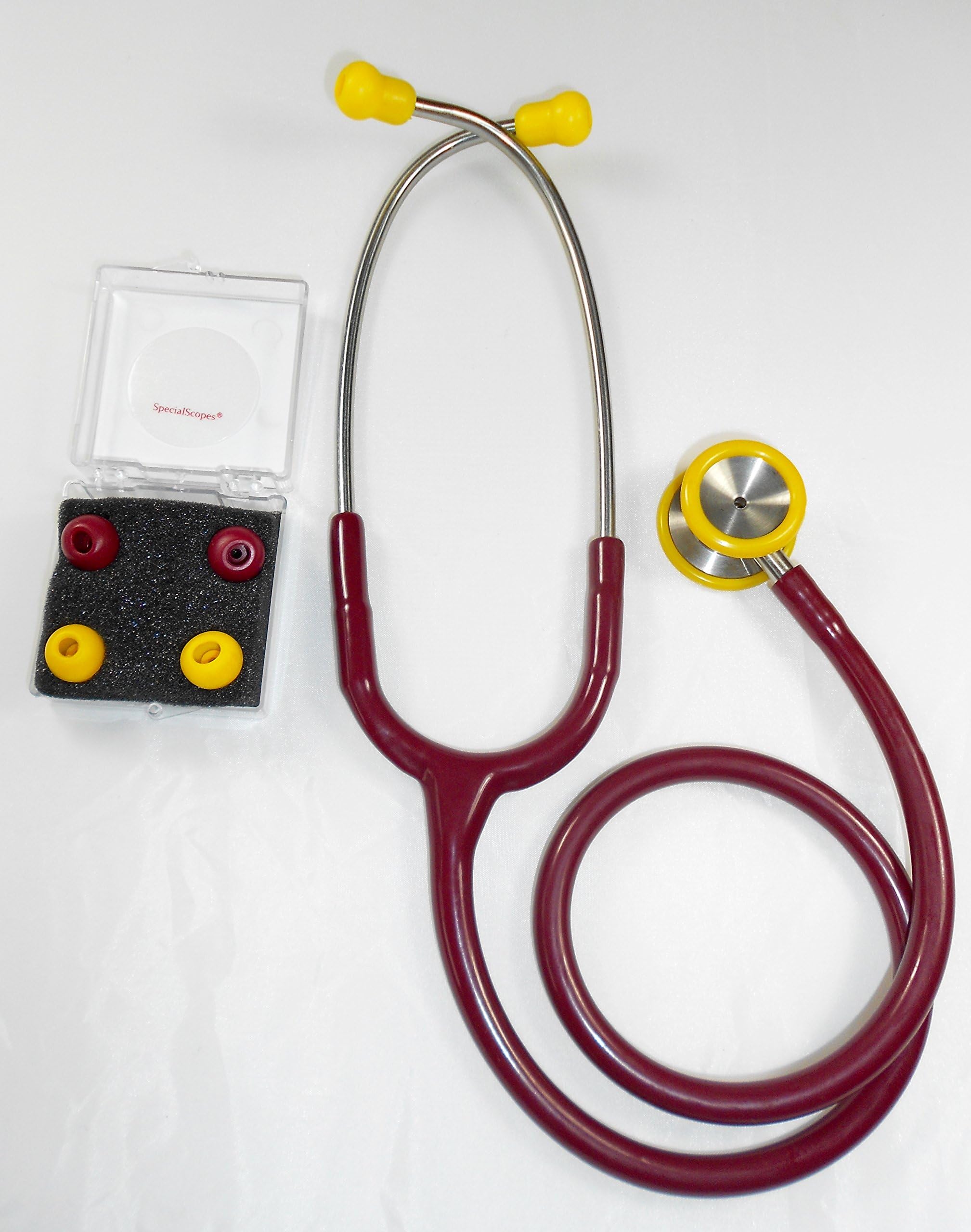 Pediatric Red and Yellow KT-108 Stethoscope