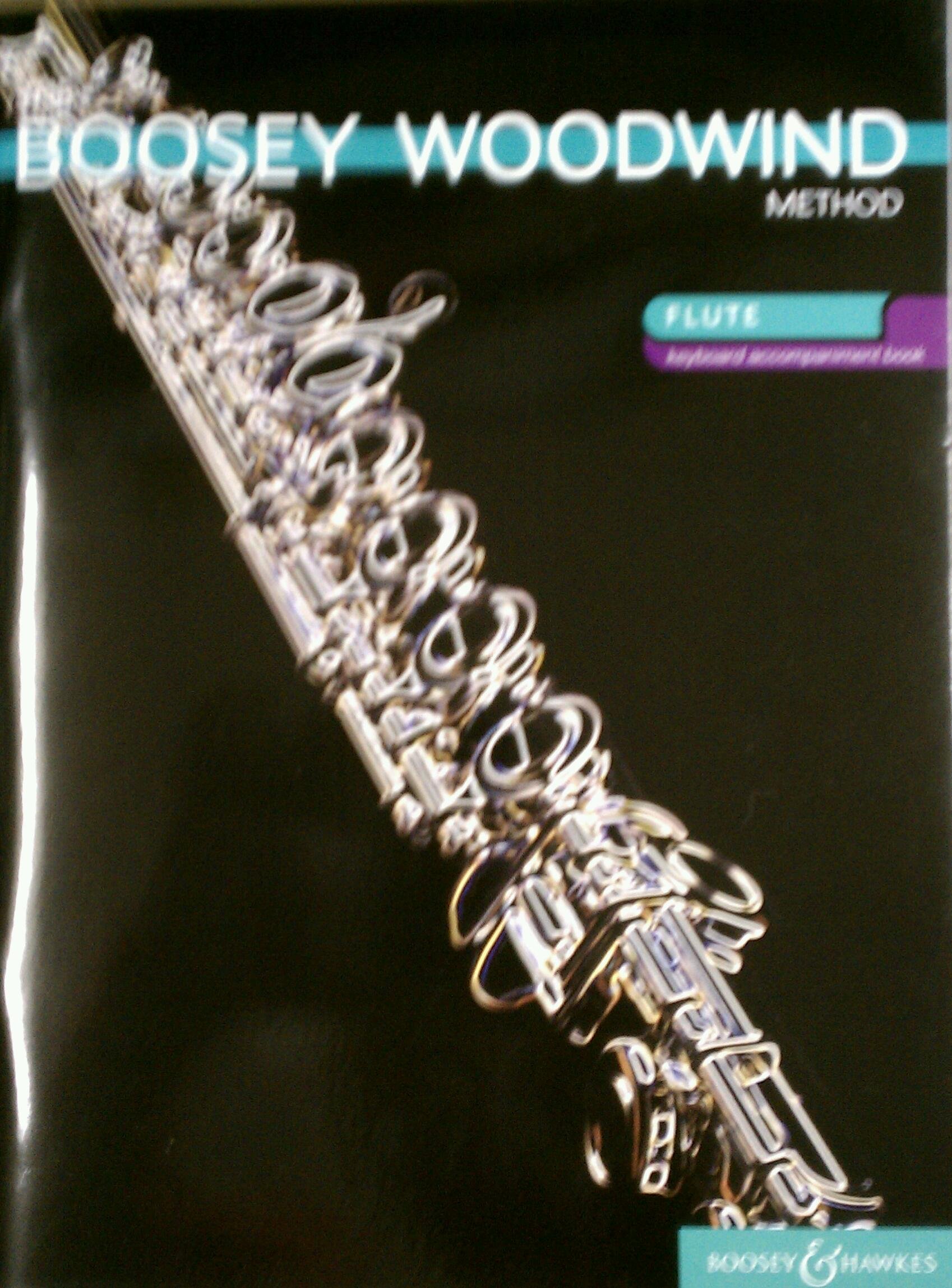 The Boosey Woodwind Method flute accompaniment book partition piano flûte traversière