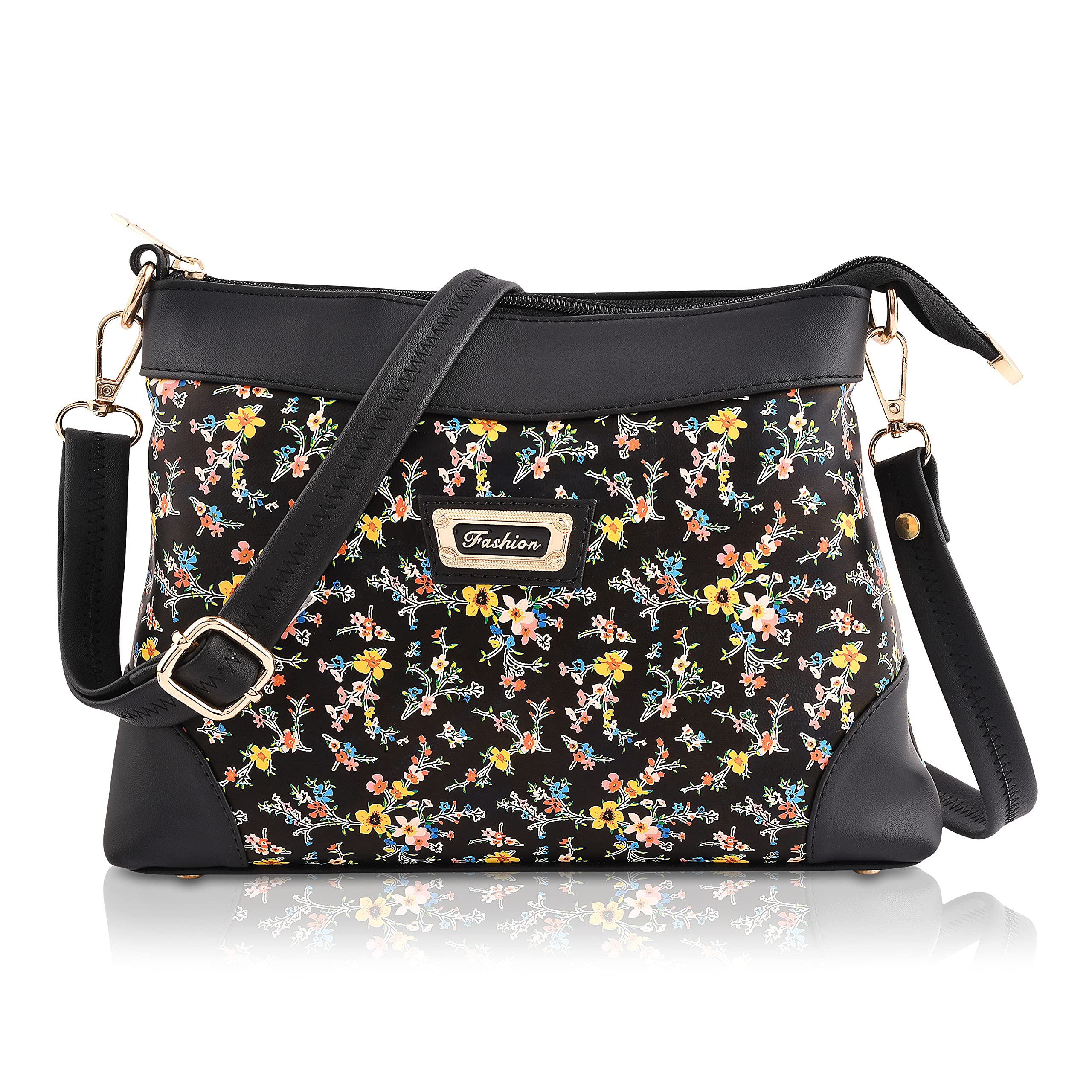 fiesto fashion Women's Floral Printed Latest & Stylish PU Leather Handbags-picture-48