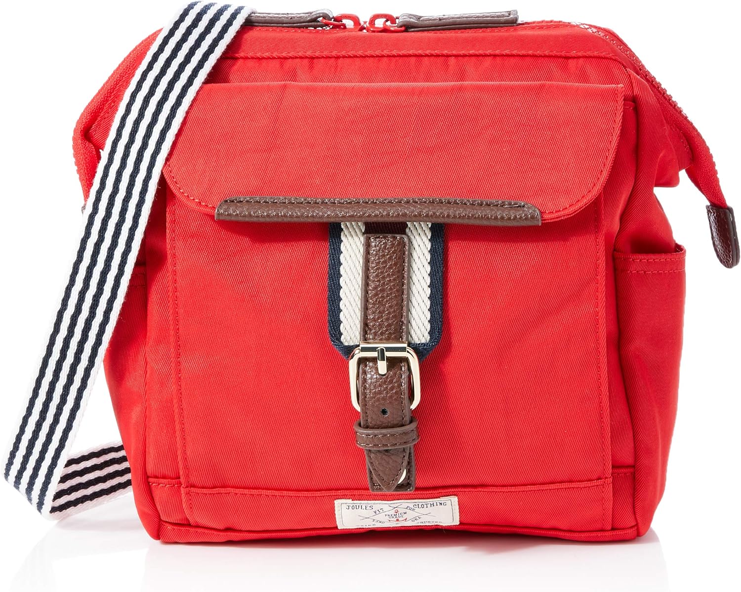 Joules Women's Wells Cross Body, Red, ONE Amazon.co.uk Shoes & Bags