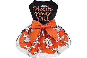 Fitwarm Hocus Pocus Y'all Halloween Pet Costume
