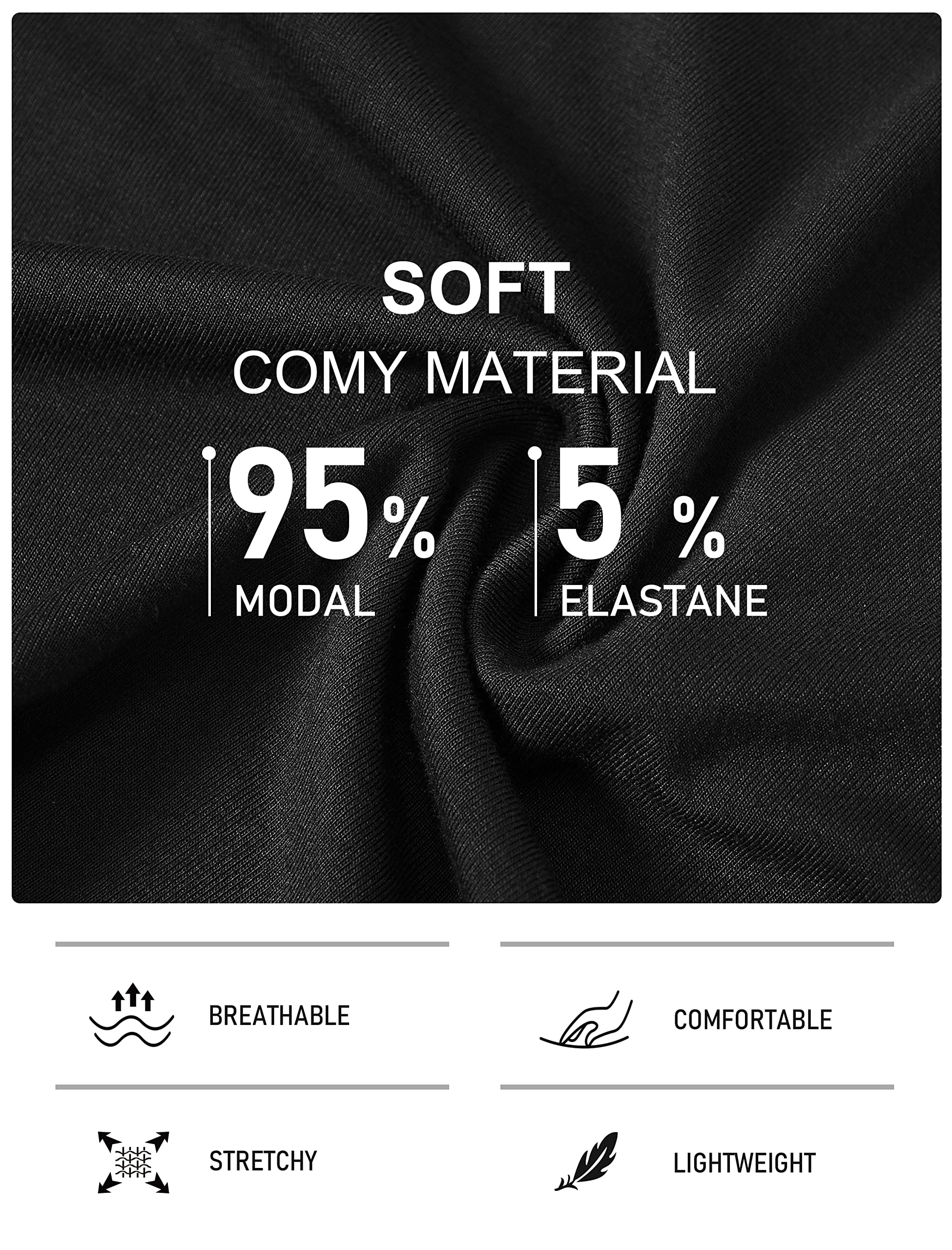 MoFiz Garçon Ensembles de Pyjama Doux Vêtements de Nuit Décontractés Manche Courte Haut et Shorts avec Poches 8-18 Ans