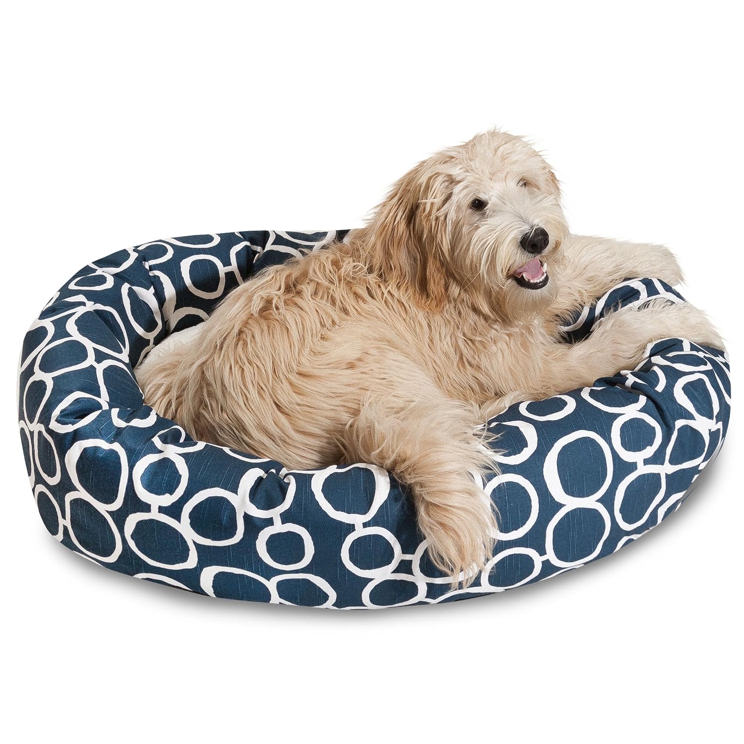 Majestic Pet 52" Fusion Navy Sherpa Bagel Bed - Review, Price and Buying Guide