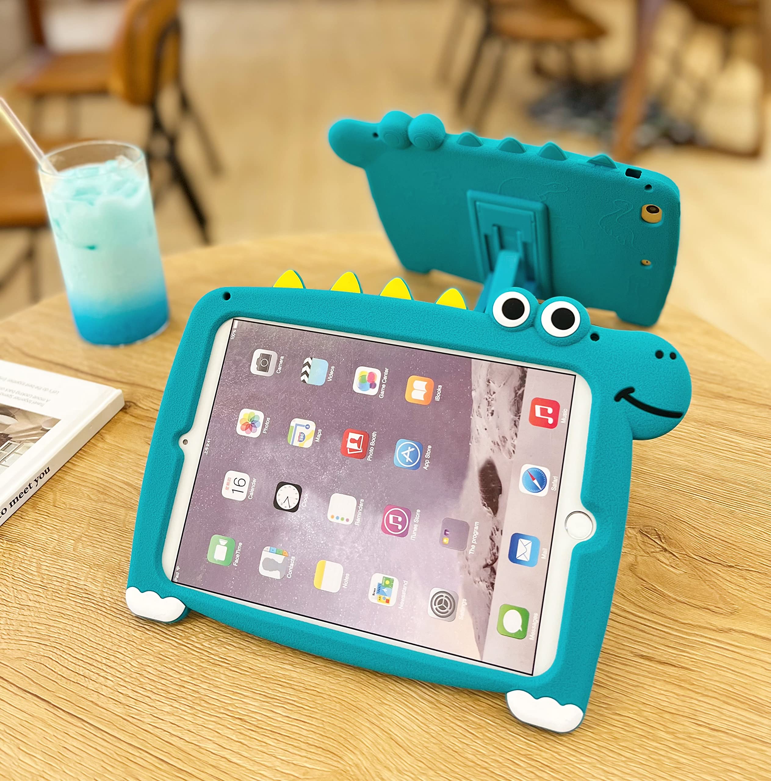 IPad Air 3 & Pro 10.5 Case With Pencil Holder - Light Blue TPU Trifold Smart Cover Auto Sleep/Wake