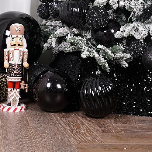 Miniatura 321 de XmasExp Juego de 24 mini esferas de Navidad inastillables para bolas de árbol de Navidad de 1.181 in/1.18 pulgadas (oro rosa)