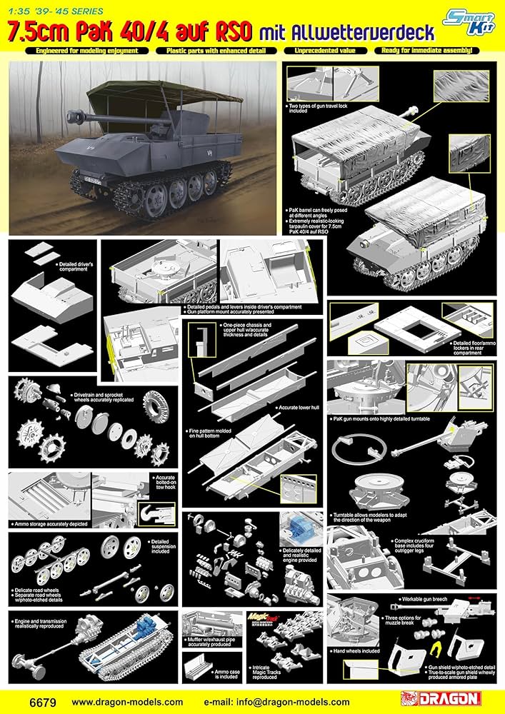 Amazon | サイバーホビー 1/35 WW.II ドイツ軍 7.5cm Pak40/4