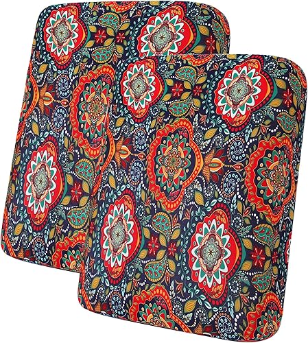 hyha Fundas de cojín para sofá estampadas, fundas de cojín florales de repuesto, fundas de sofá mágicas lavables, fundas elásticas para sofá de 2