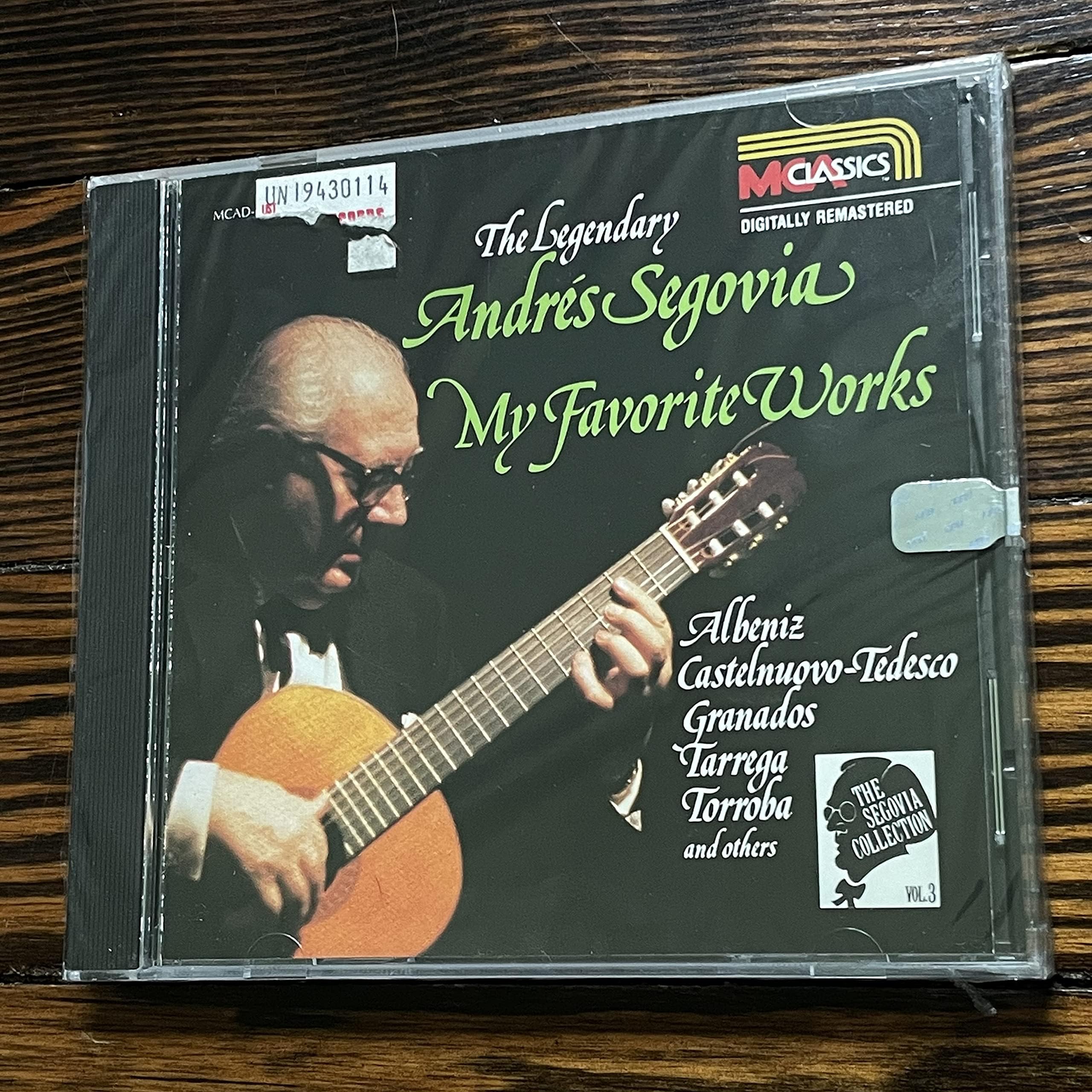 The Legendary Andrés Segovia: My Favorite Works
