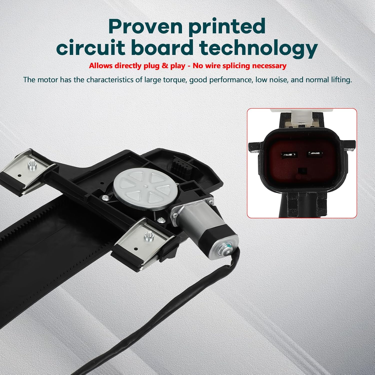 FINDAUTO Rear Left Side Power Window Regulator with Motor Replacement for 2006-2010 for Chrysler PT Cruiser,751-616