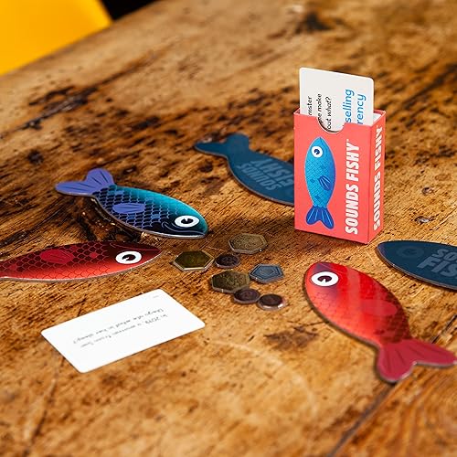 Miniatura 6 de Sounds Fishy el juego de mesa familiar de pensamiento rápido para niños de 10 años y adultos los mejores juegos de mesa nuevos juegos de