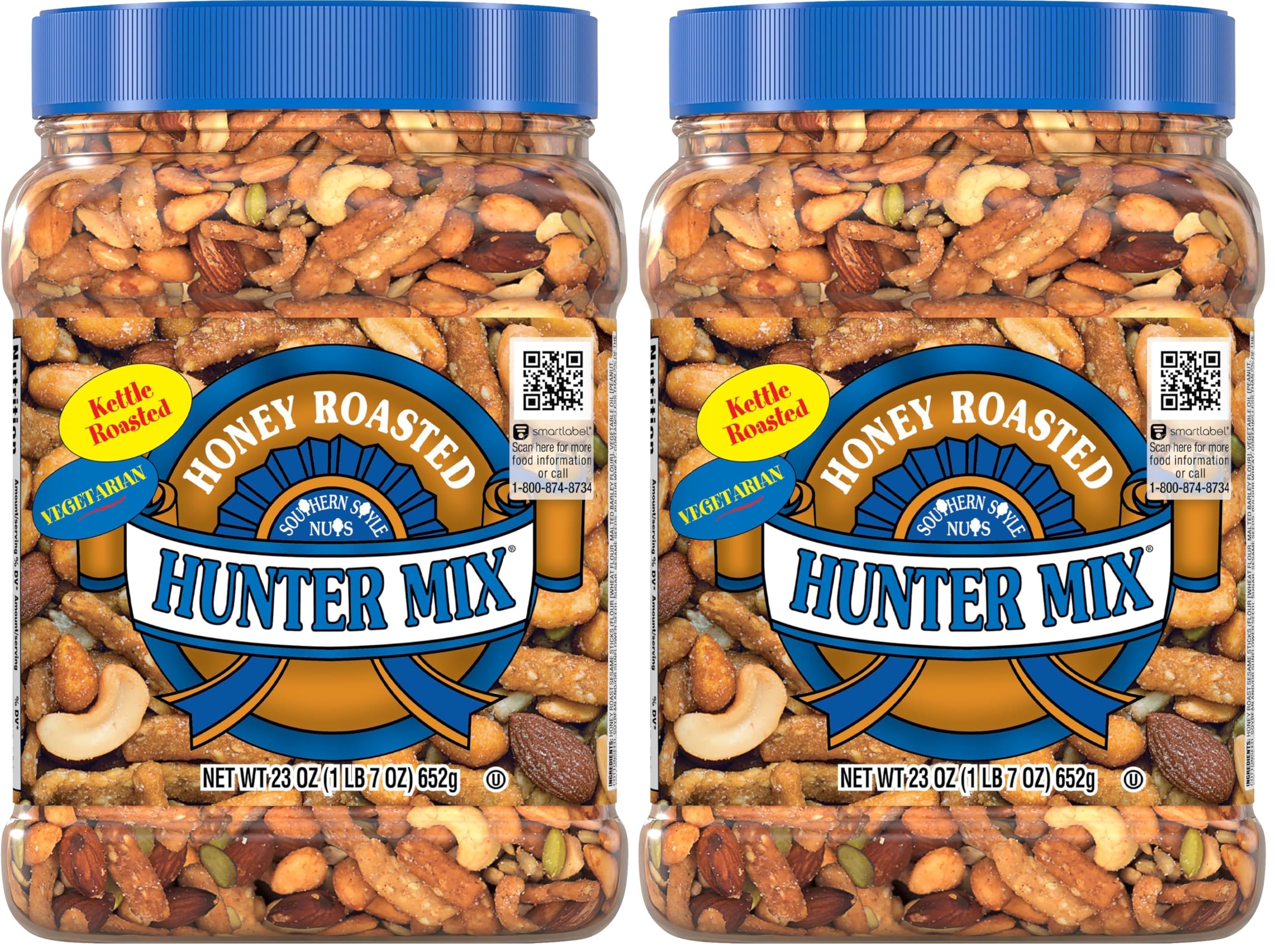 Southern Style Nuts Gourmet Hunter Bulk Trail Mix, 23 oz (Pack of 1), Sesame Sticks, Roasted Peanuts, Sunflower Kernels, Almonds, Cashews & Pepitas, Mixed Nuts, Snacks for Adults & Kids — view 12