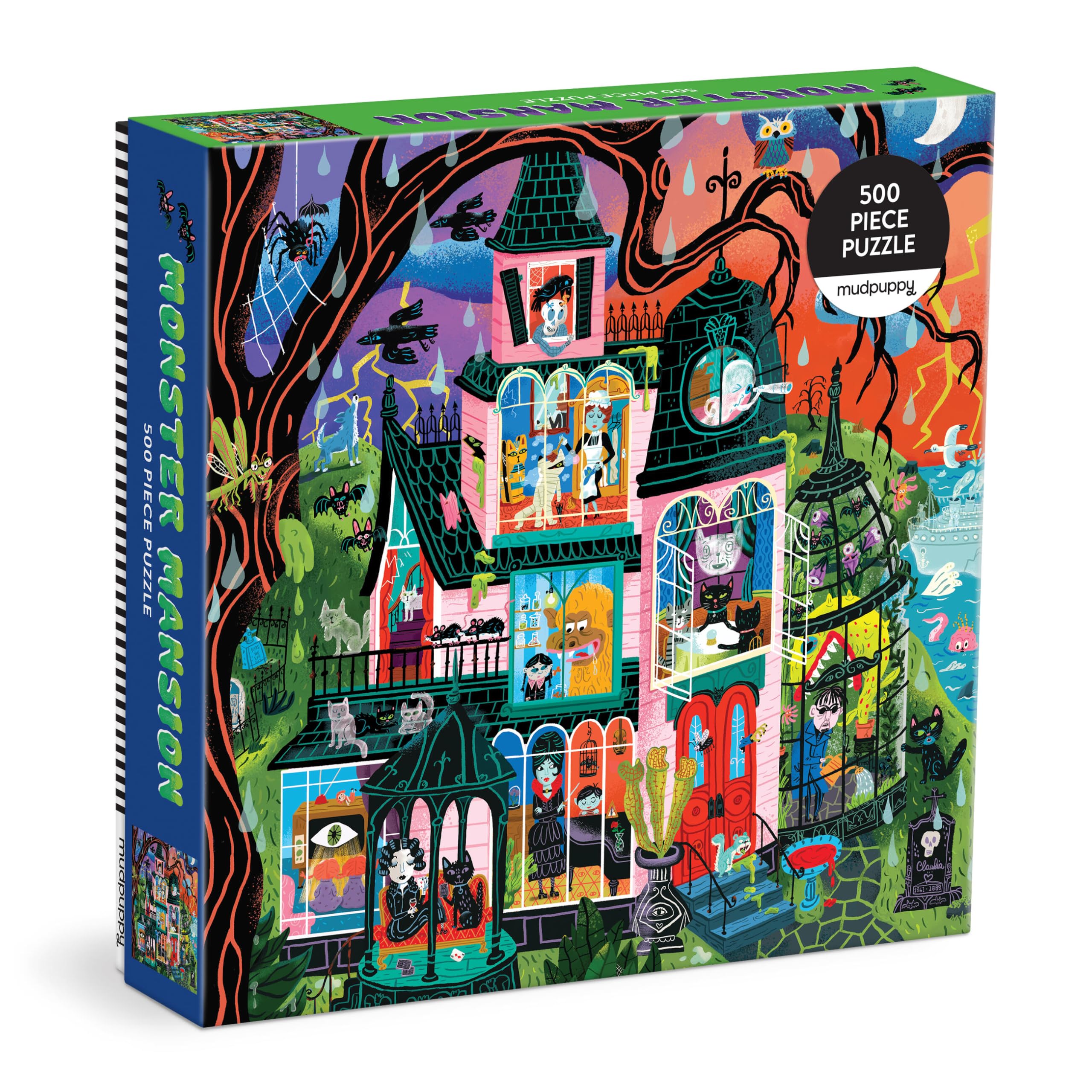 Monster Mansion 500 Piece Family Puzzle by Mudpuppy (Jigsaw)