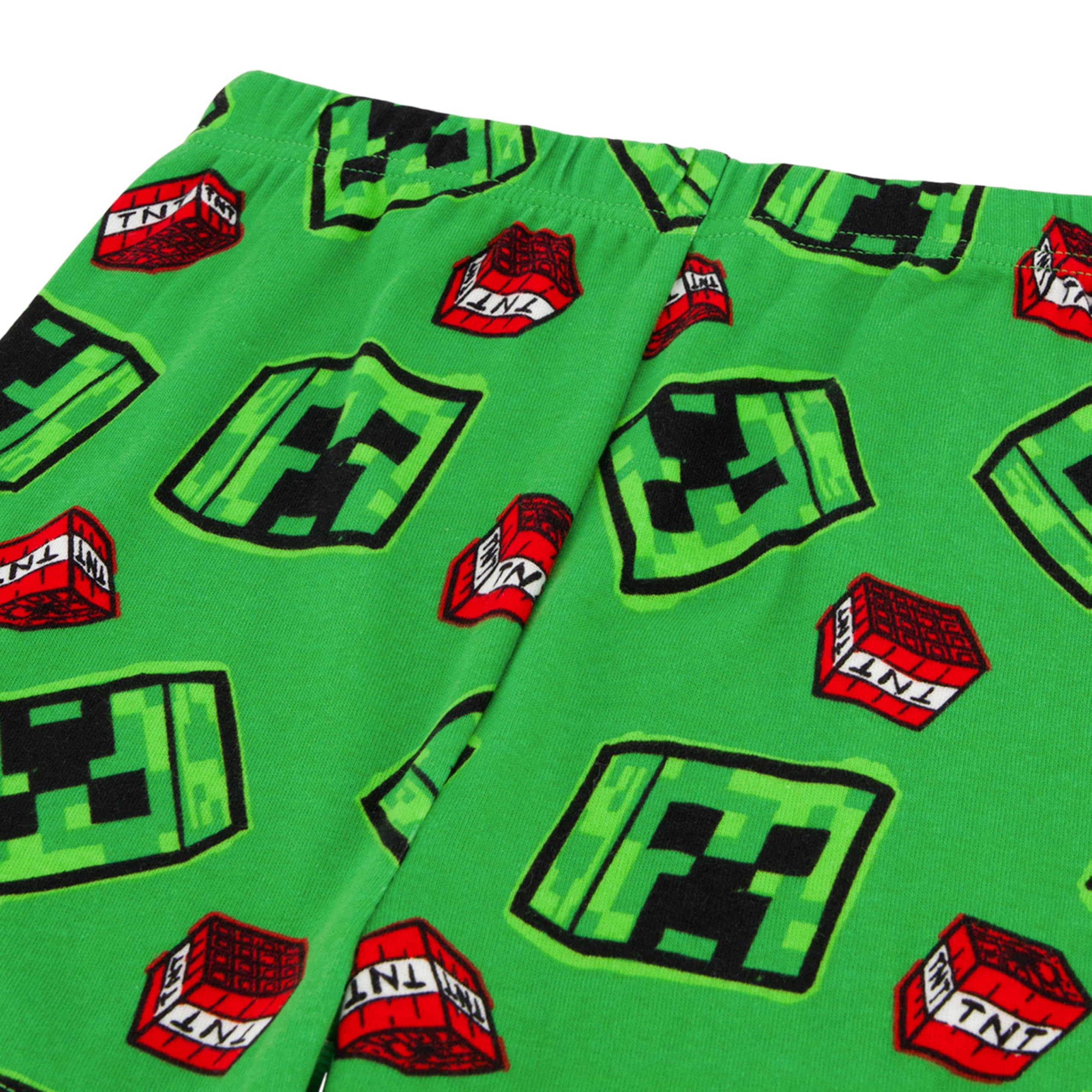 Minecraft 6-teiliges Pyjama-Set für Jungen aus Baumwolle (10 Stück)