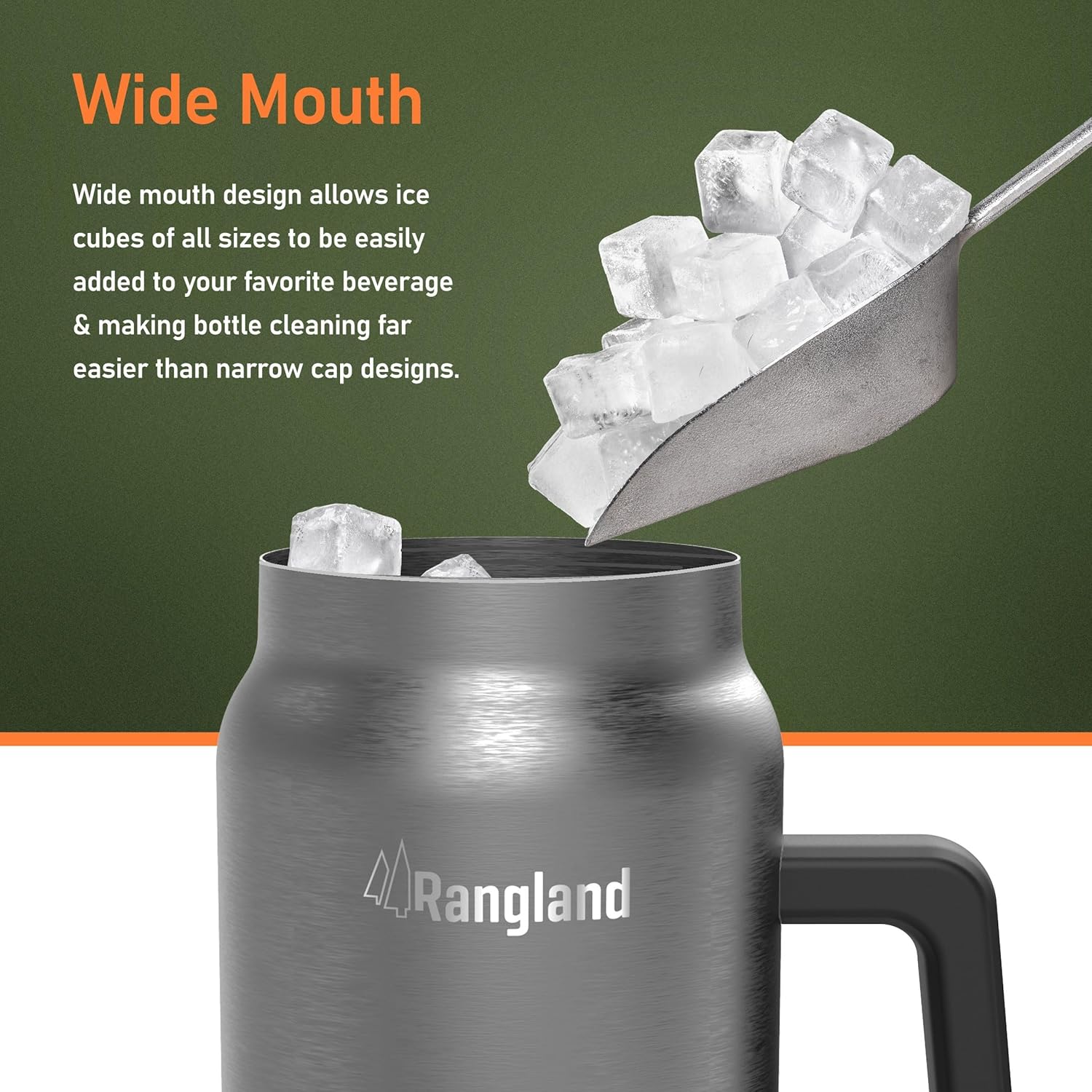 Filtered 64 oz Tumbler with Handle and Carrier Bag - Insulated Wide Mouth Water Bottle with Ahlstrom Filter System, Spill-proof Straw Lid and Padded Shoulder Strap (Stainless Steel) - Image 6