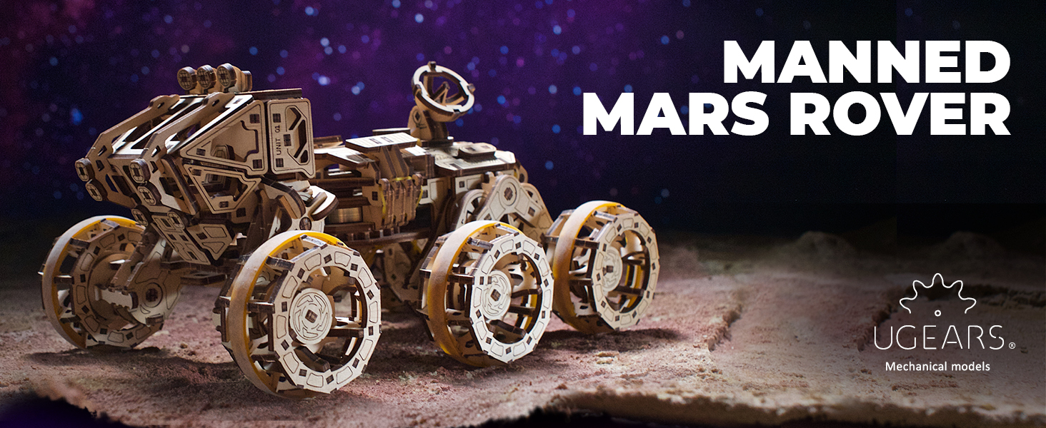 Amazon.com: UGEARS Manned Mars Rover NASA - 3D Wooden Puzzles for