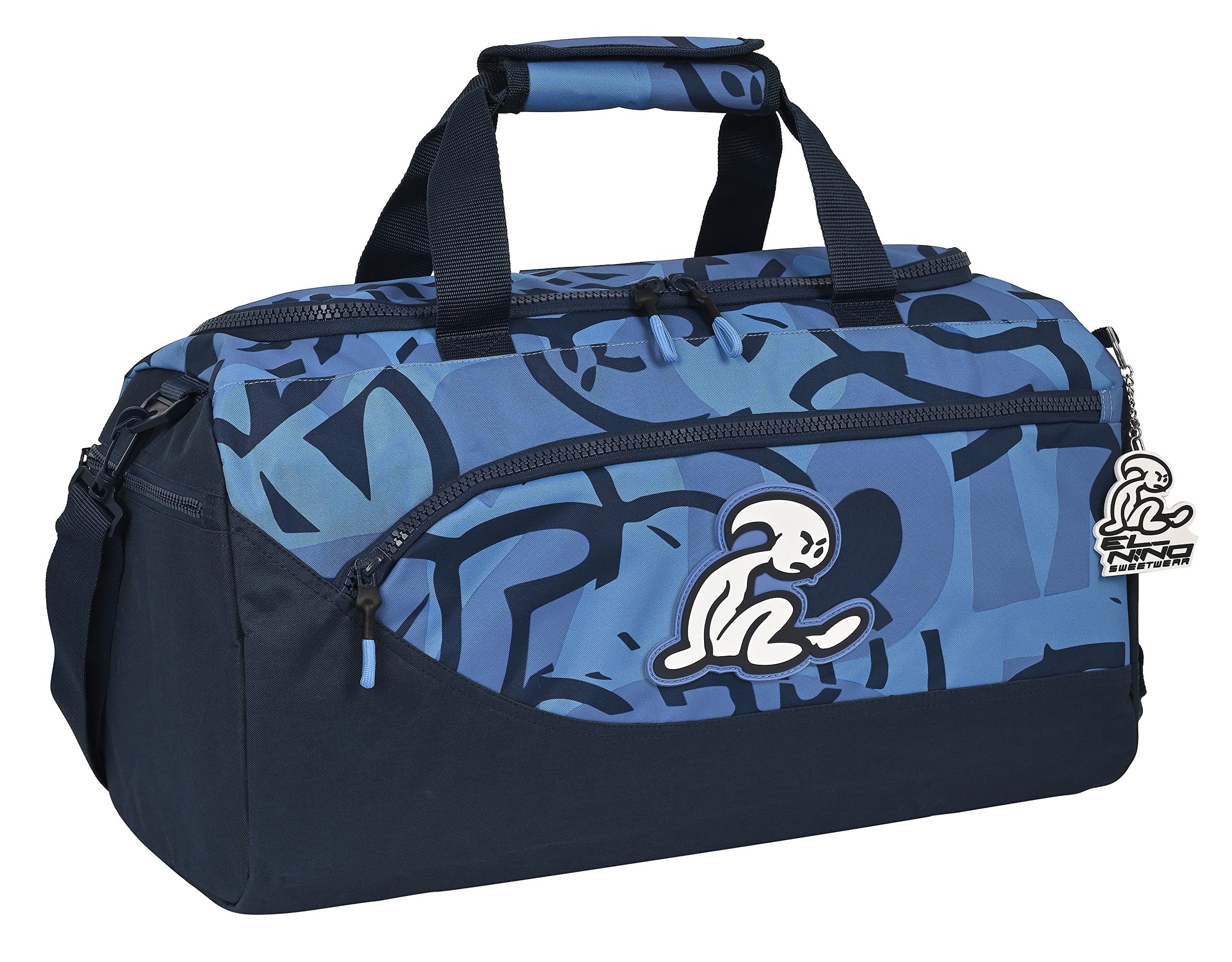 Safta EL NIÑO Bahia - Bolsa de Deporte, Mochila, Mochila, Ideal para Niños de Diferentes Edades, Cómoda y Versátil, Calidad y Resistencia, 50x25x25 cm, Color Azul