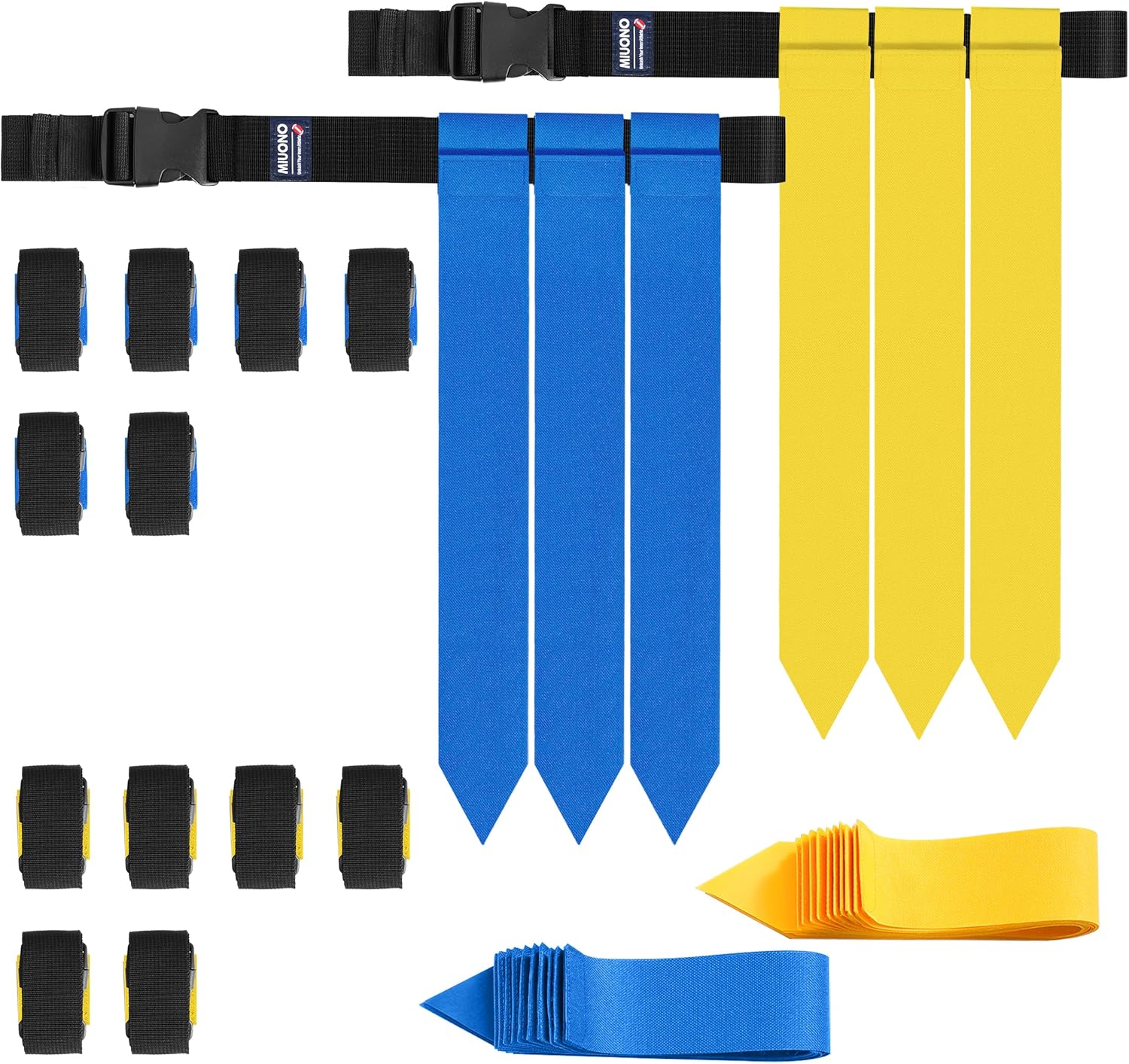 Flag Football Belts, Flag Football Set for Adults Kids and Youth, Flag Football Flags for Players Training Competition
