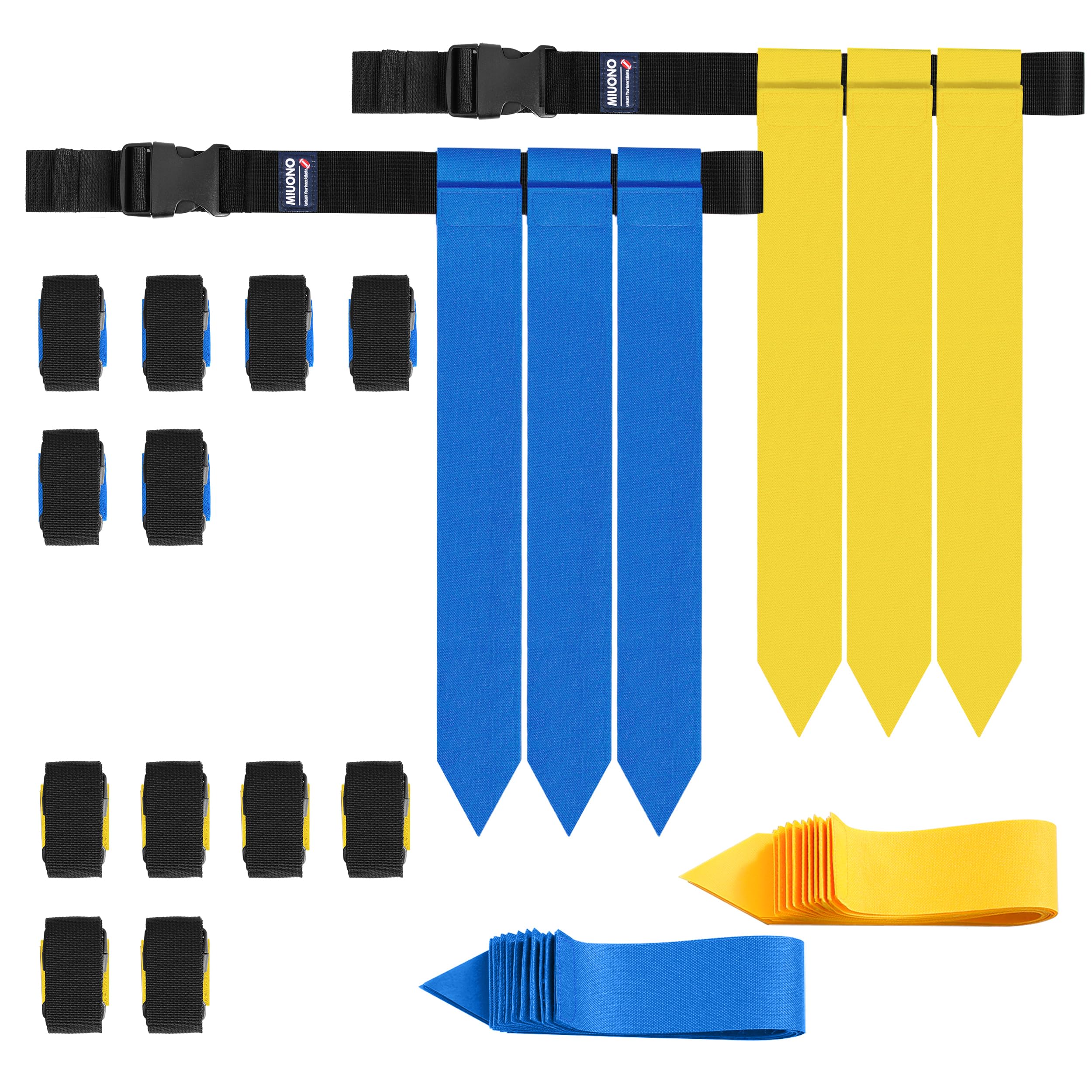 Flag Football Belts, 14 Player Adjustable Flag Football Sets For Sports Training Competition - View #6