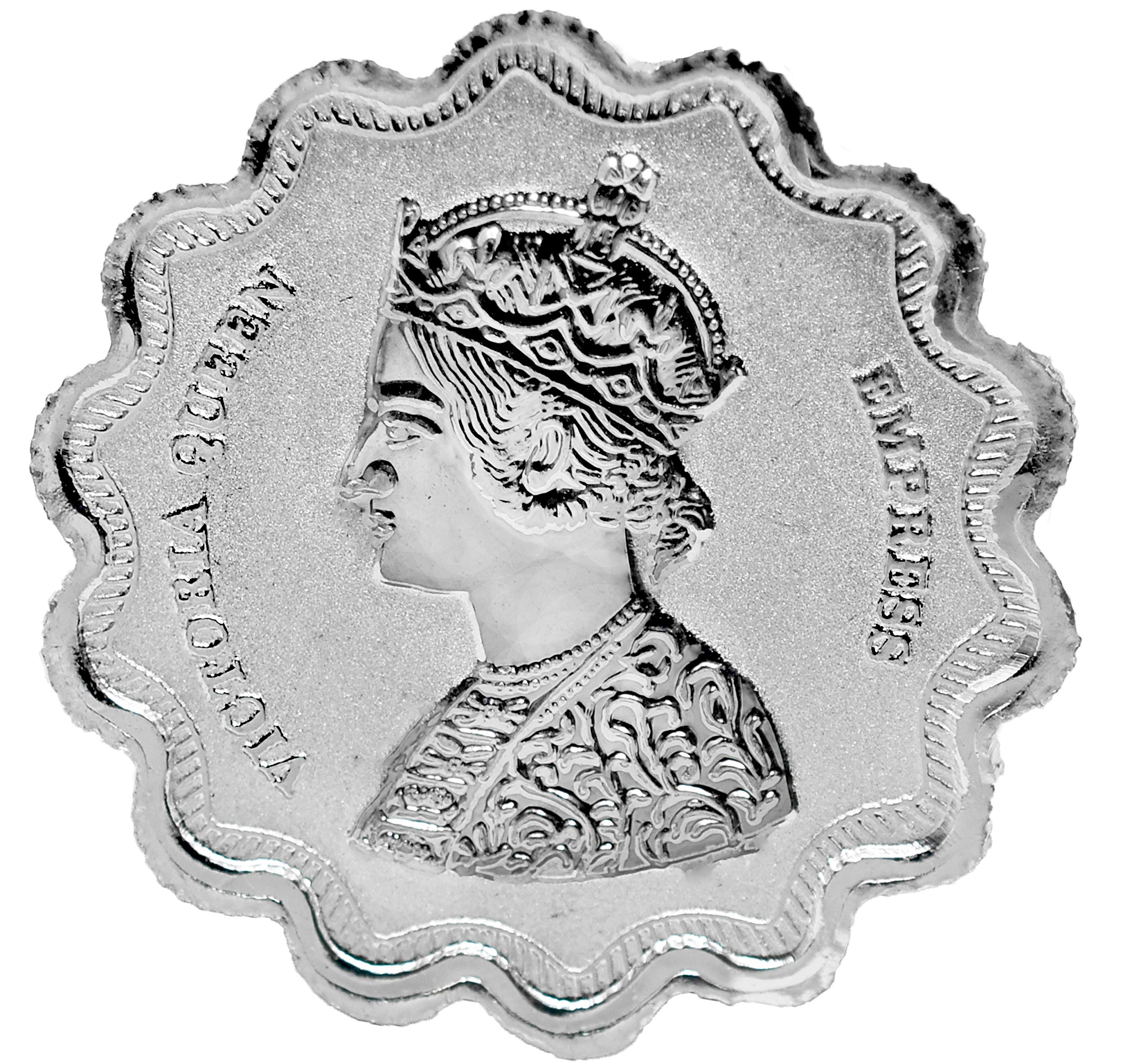 PRD CARATCAFE Pure Silver Coin 999 Purity Coin 10 Grams Queen Rani Embossed For Pooja (B07Y54CFL9) Amazon Price History, Amazon Price Tracker