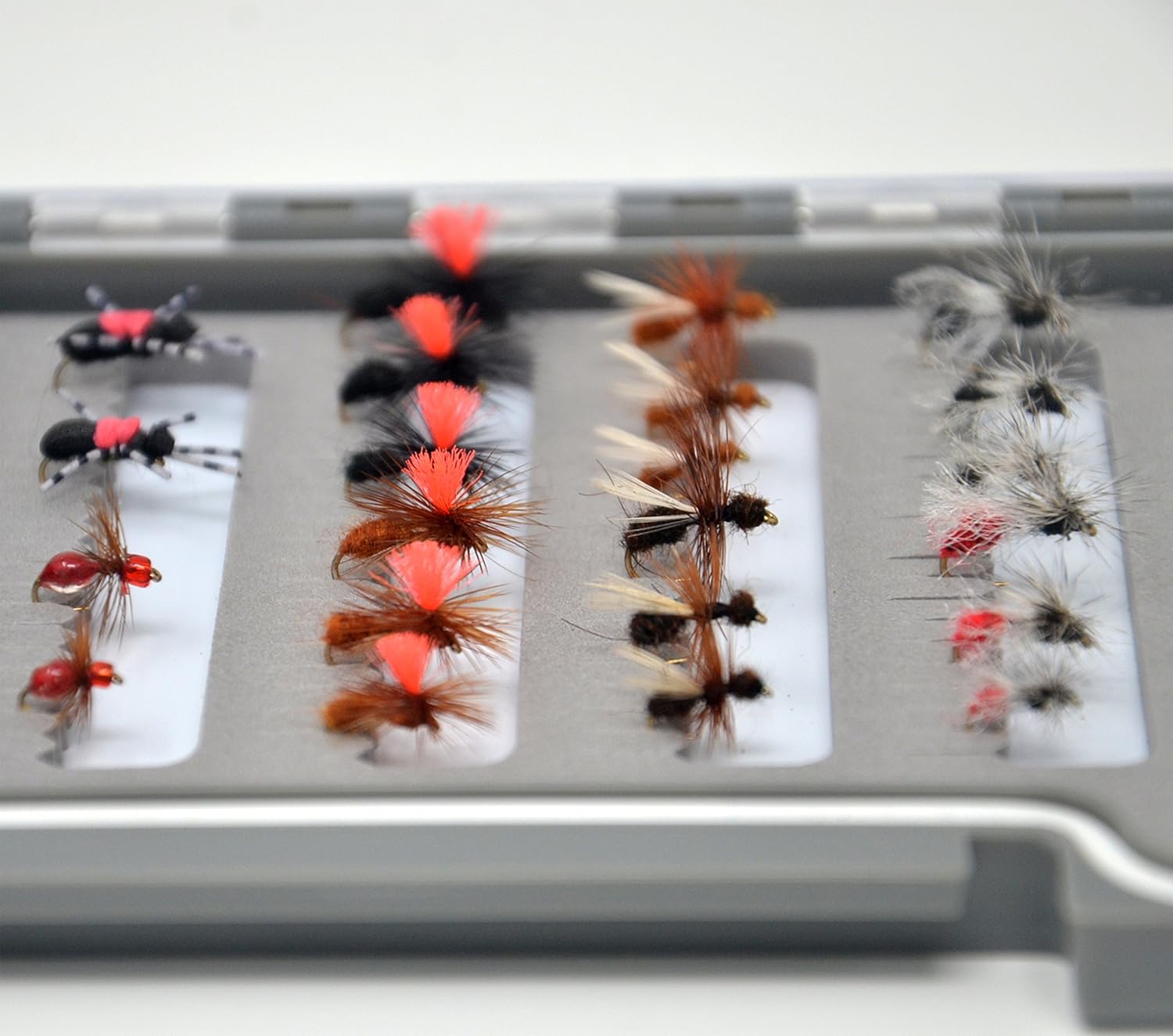 Outdoor Planet 12 Adams Parachute Dry Flys Trout Flies Fishing Lure Assortment for Trout Fly Fishing Flies : Sports & Outdoors
