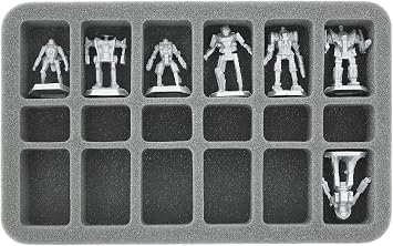 Feldherr HS035BT02 foam tray compatible with BattleTech - 12 Mechs + accessories