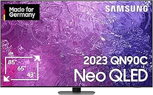 Samsung Neo QLED 4K QN90C 43 Zoll Fernseher (GQ43QN90CATXZG, Deutsches Modell), Neo Quantum HDR, Neural Quantum Prozessor 4K, Dolby Atmos, Smart TV [2023]