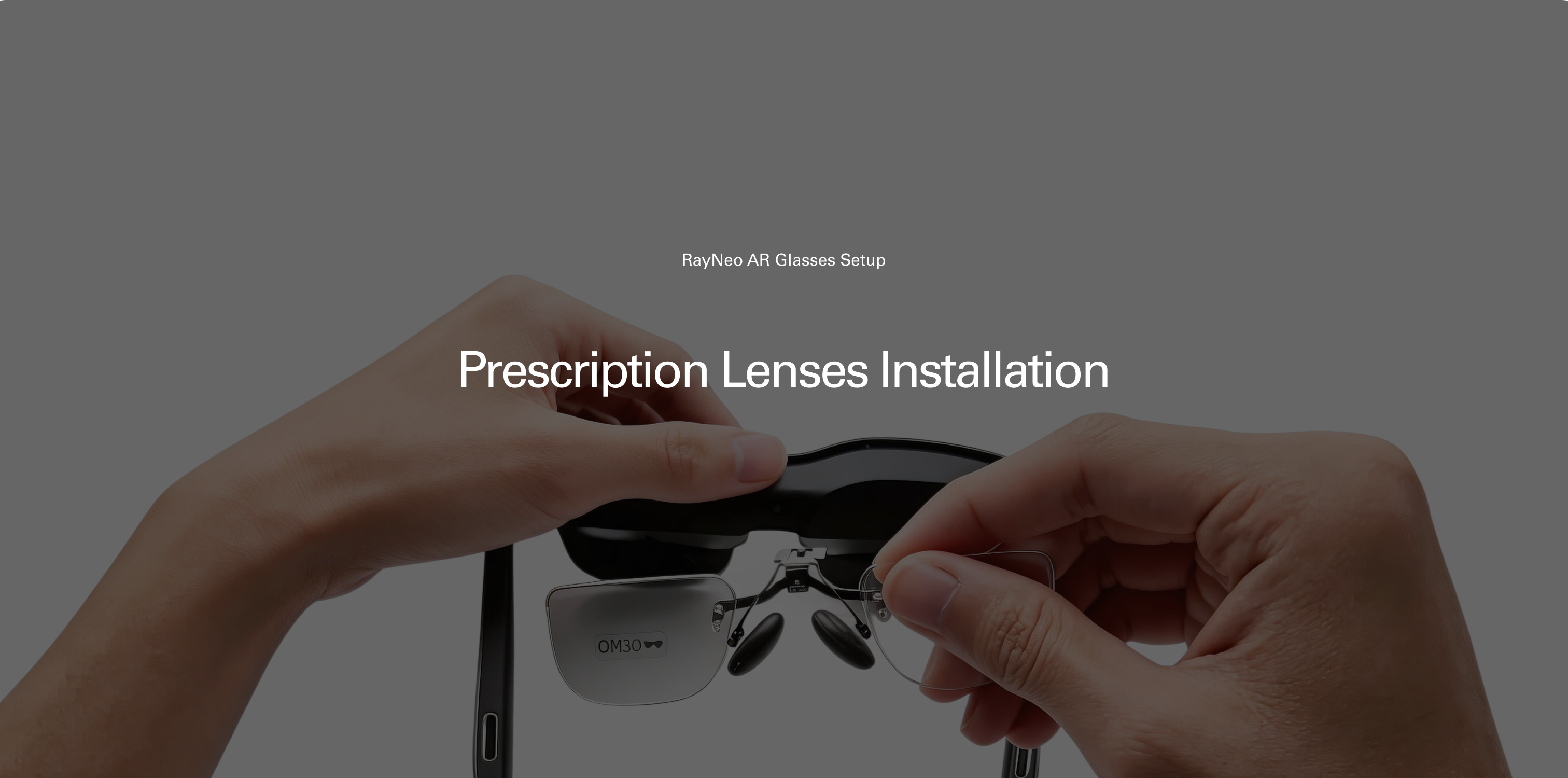 Watch RayNeo Air 4 Pro Setup - Prescription Lenses Installation on