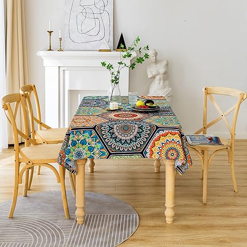 Miniatura 6 de HMS Happy Memories Mantel de diseño original con impresión artística de dibujo a mano, lavable, resistente al agua, de microfibra, decorativo,